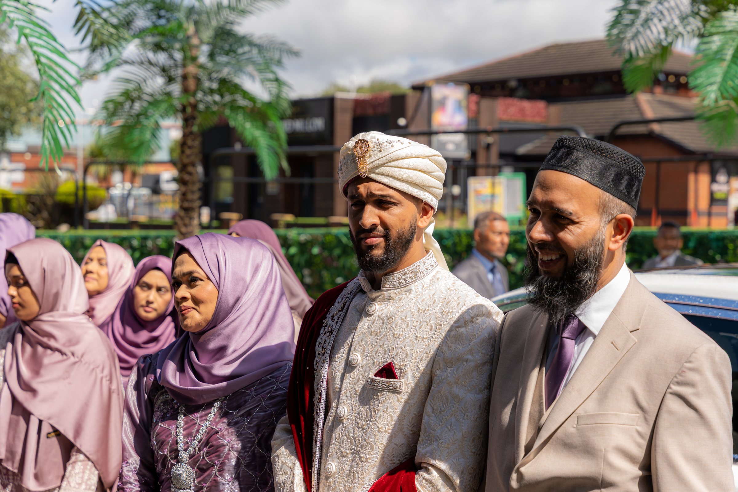 Wedding day, photographed by Hamza Shaf